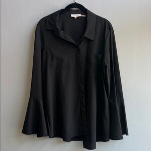 Calvin Klein Black Button Down Shirt